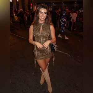 Ceejay faux leather set- princess polly